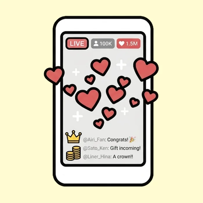 あなたもトップライバーに!